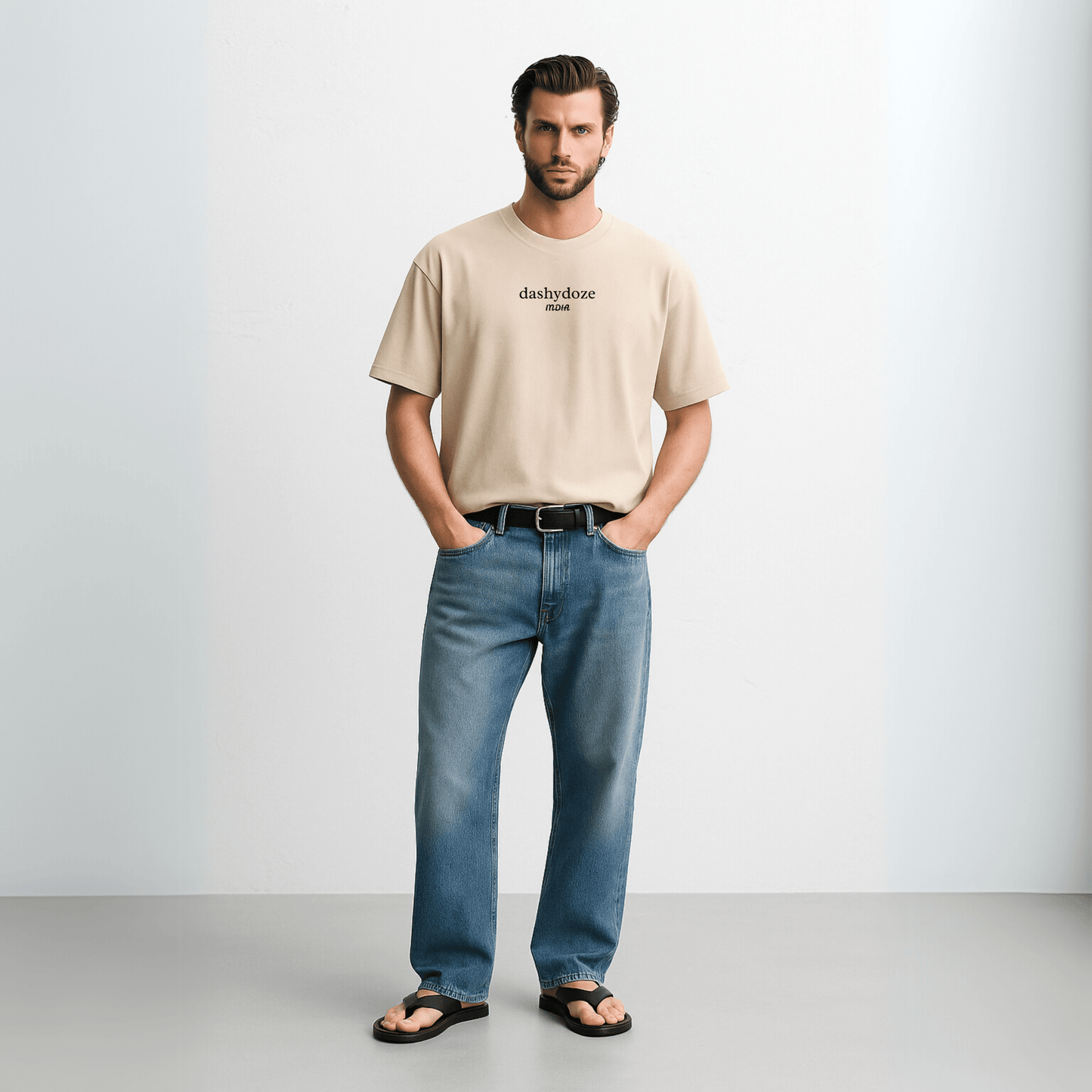 DashyDoze India Oversized T-Shirt - Premium Cotton Unisex Style - Dashydoze