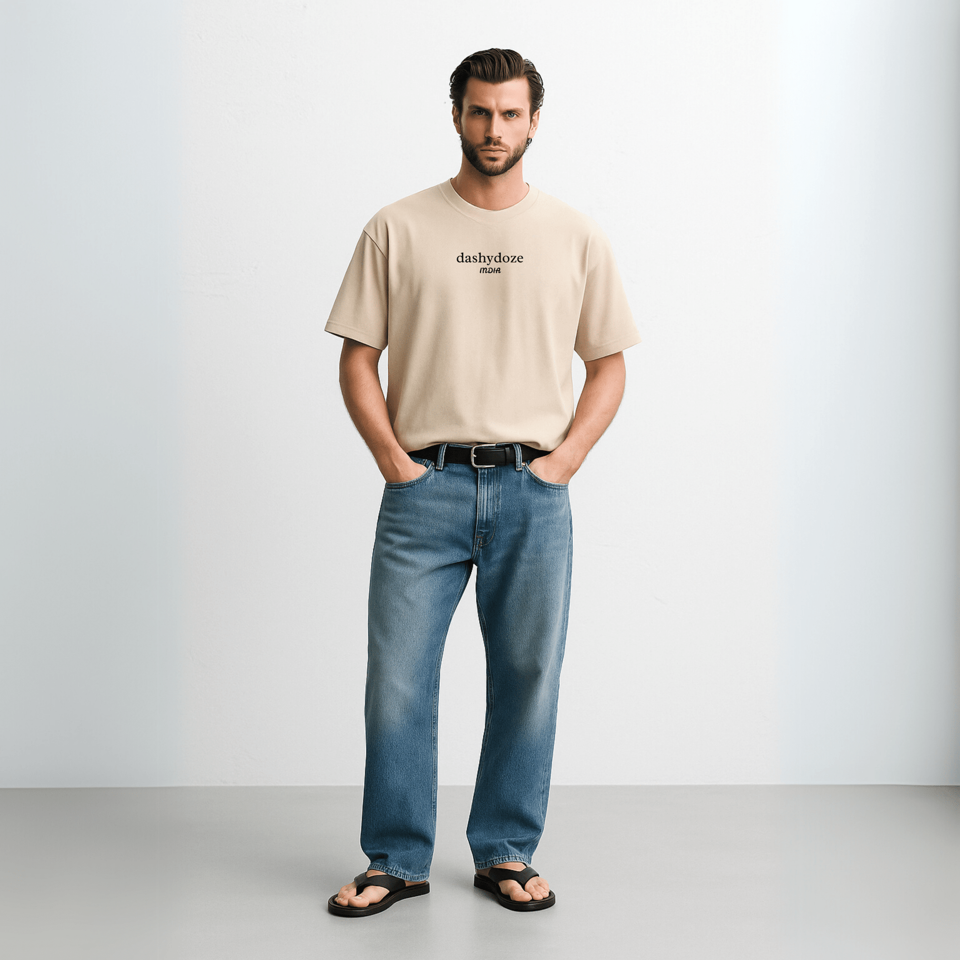 DashyDoze India Oversized T-Shirt - Premium Cotton Unisex Style - Dashydoze