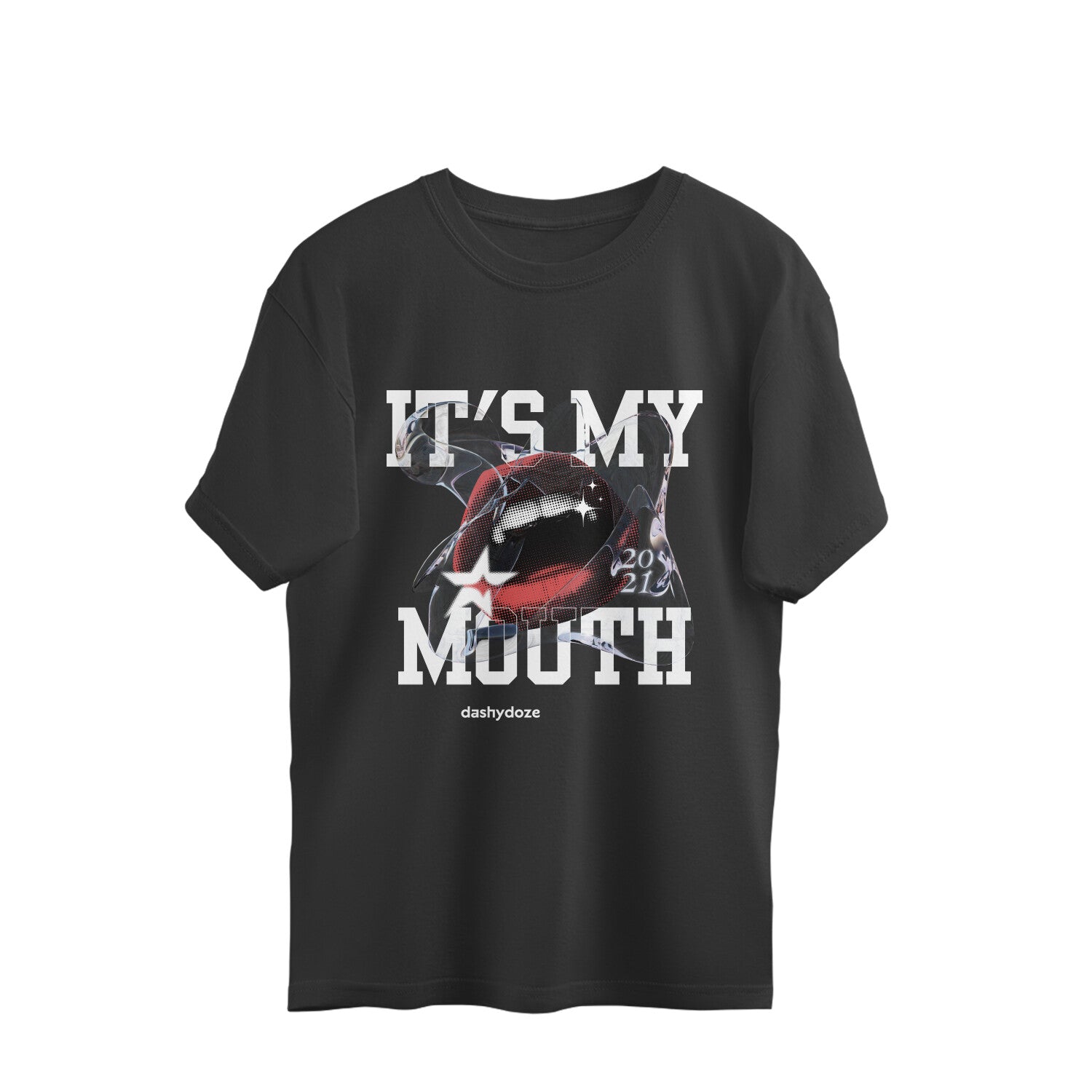 Printrove Oversized Couture Tee - Unisex Boxy Fit, Soft Cotton - Dashydoze